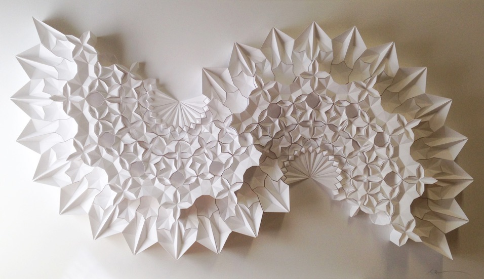 New Geometric Paper Sculptures from Matthew Shlian - Midland Paper