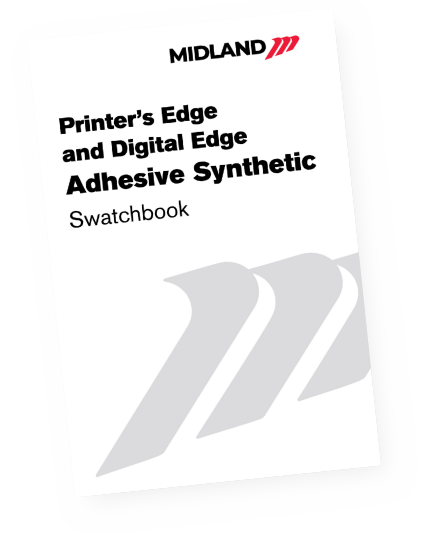 cover of Printer's Edge and Digital Edge Adhesive Synthetic Swatchbook